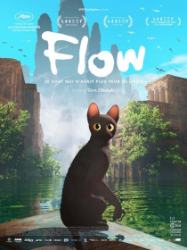 affiche de Flow, le chat qui n’avait plus peur de l’eau