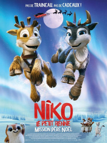 affiche de Niko le petit renne, mission Père Noël